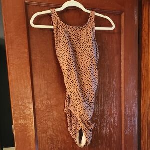 Kona Sol Sleeveless Dress with Black Dots